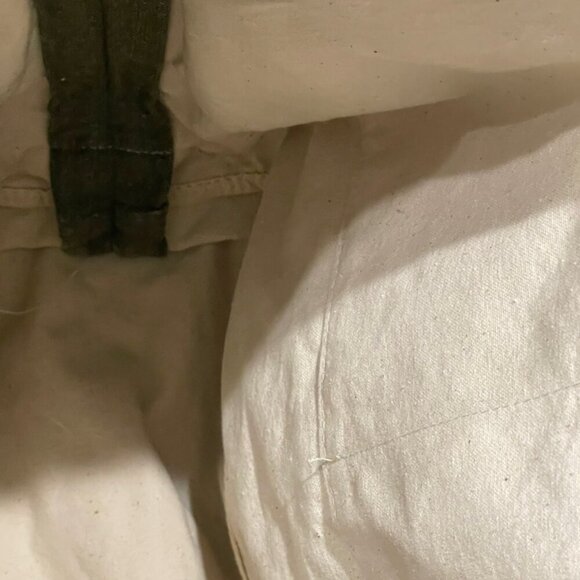 NETJETS OLIVE GREEN TOTE BAG BOHO CANVAS LEATHER TRAVEL CARAVAN MILITARY - Picture 8 of 16